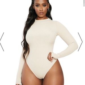 Run knit back bodysuit